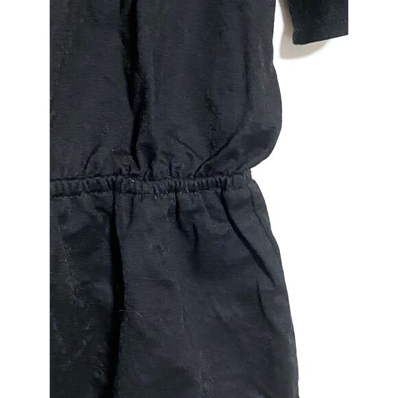 Ann Taylor Black Peplum Open Back Blouse Top Rayon Nylon Womens XXS Petite NWT - Picture 5 of 8